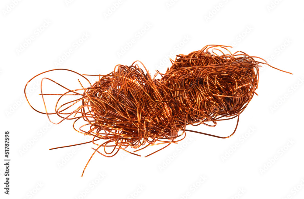 Fototapeta premium Copper wire for scrap