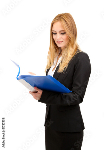 Portrait of teacher woman w...
