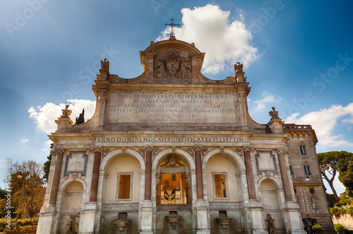 Fountain of Acqua Paola in Rome