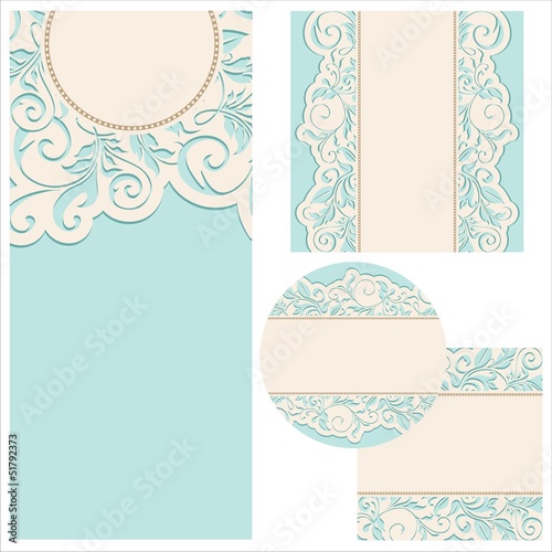 Wedding invitation set