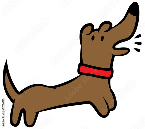 Angry barking dog