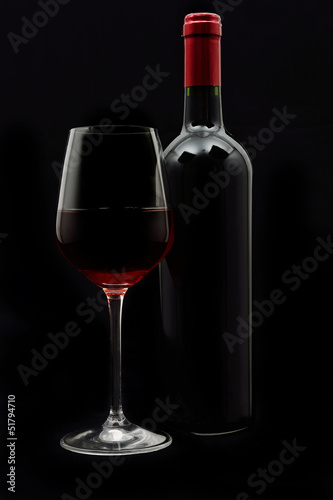 A set of red wine