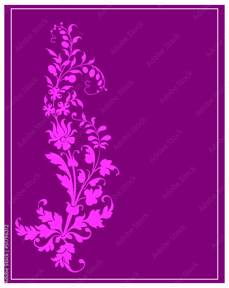 floral background with decorative flowers.. floral background with decorative flowers..