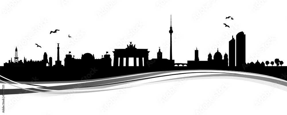 Obraz premium Skyline Berlin