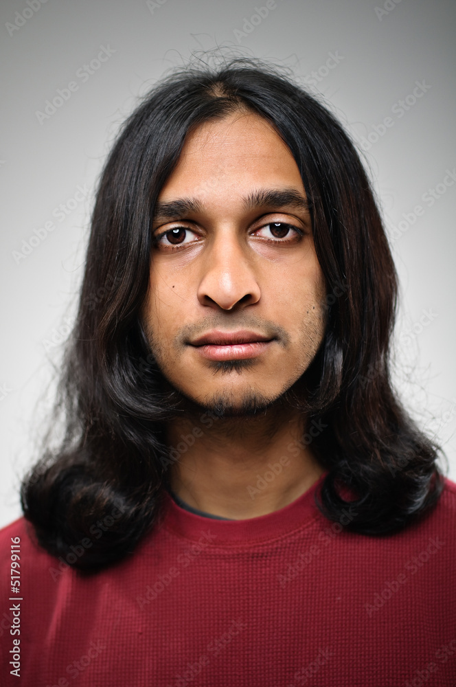 Young Indian Ethnic Man Blank Expression Portrait Young Indian Ethnic Man Blank Expression Portrait