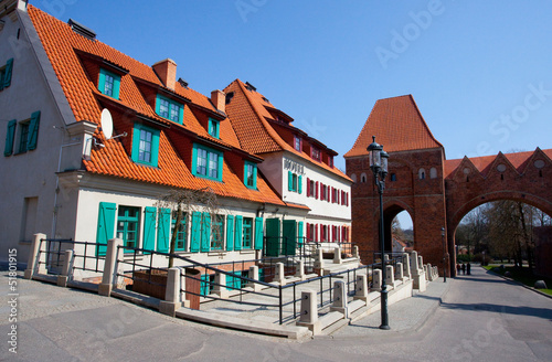Teutonic castle-monument Unesco in Torun, Poland