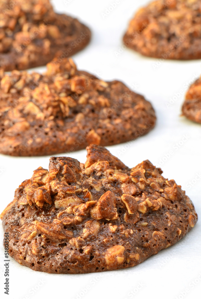 Chocolate almond cookies