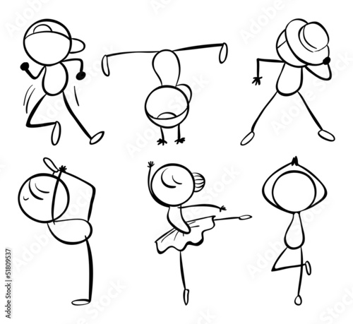 Six different kinds of dance moves