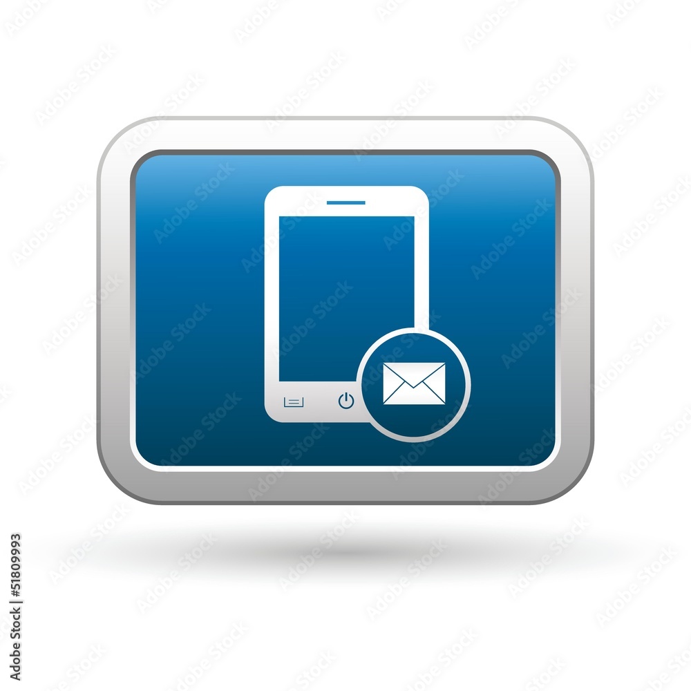 Phone with mail menu icon