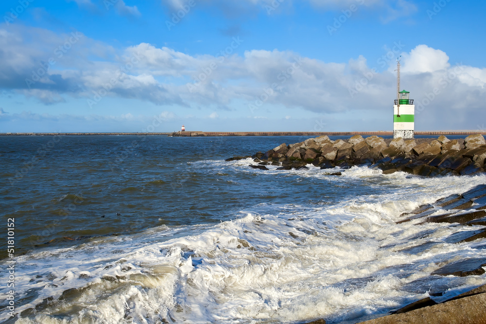 lighthouse on North sea