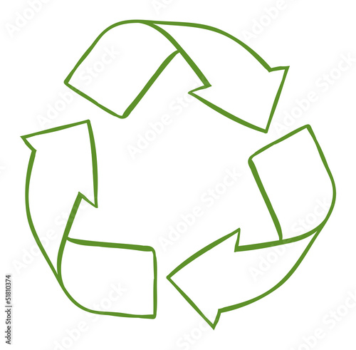 A recycle symbol