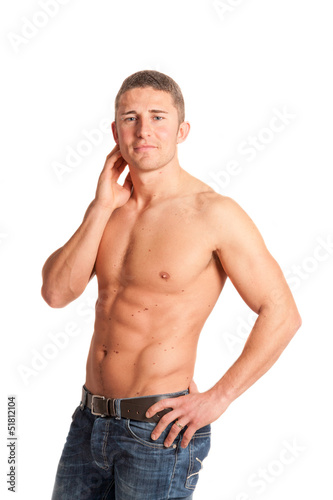 sexy muscular man