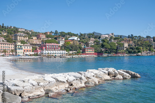der beliebte Badeort Santa Margherita Ligure bei Portofino