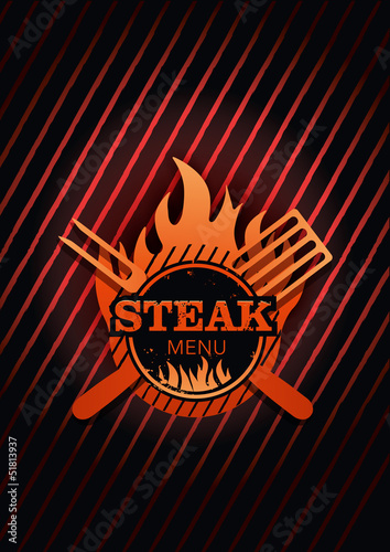 Steak Menu Background