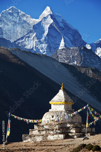 Stupa in Himalaya photo