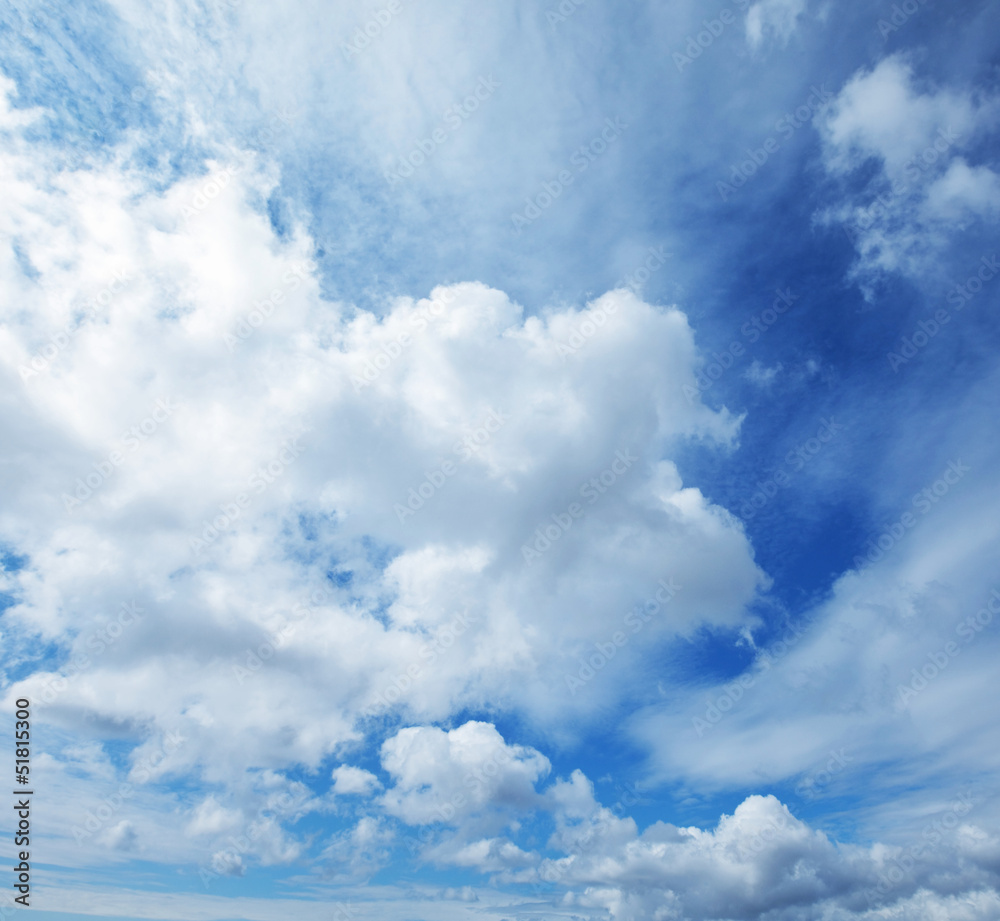 Fototapeta premium White clouds