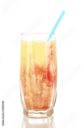 Wallpaper Mural Delicious fruit smoothie isolated on white Torontodigital.ca