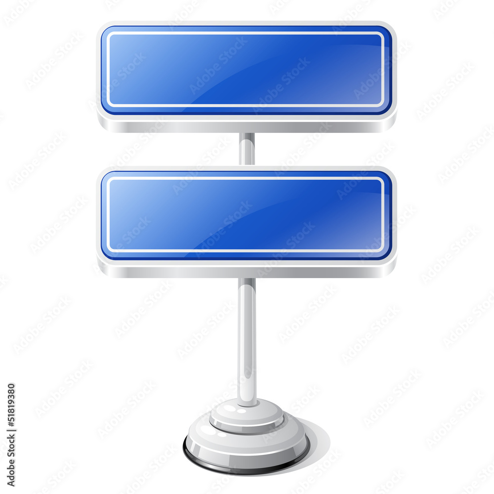 Information road traffic sign isolated on white. Information road traffic sign isolated on white.