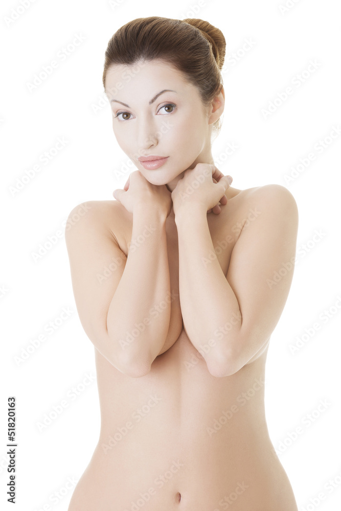 Beautiful fit topless woman Beautiful fit topless woman