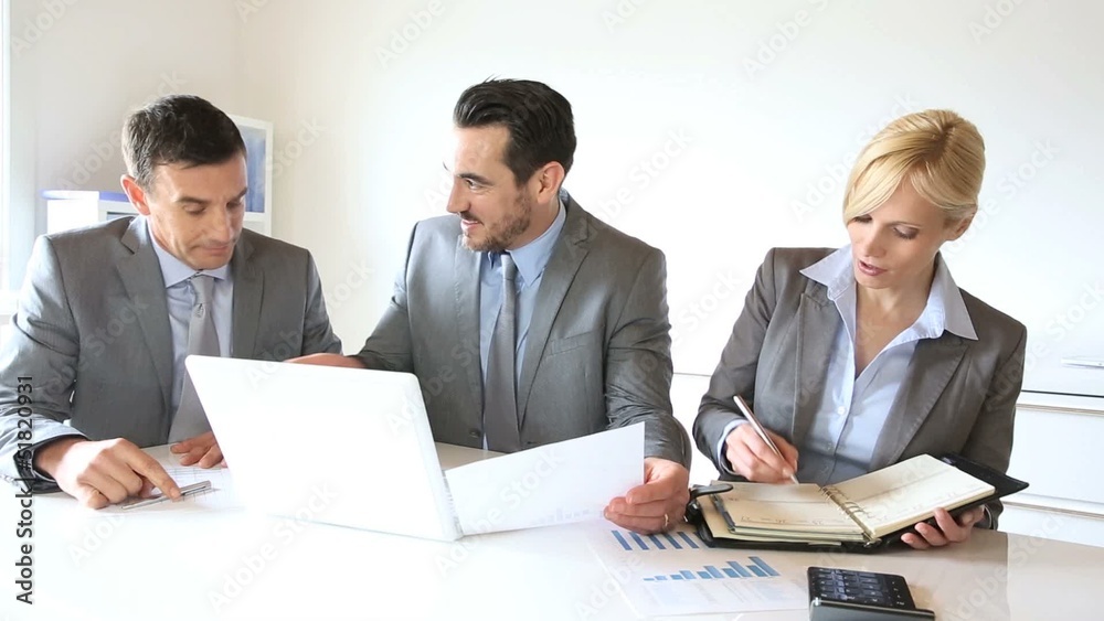 Sales people on business meeting Sales people on business meeting