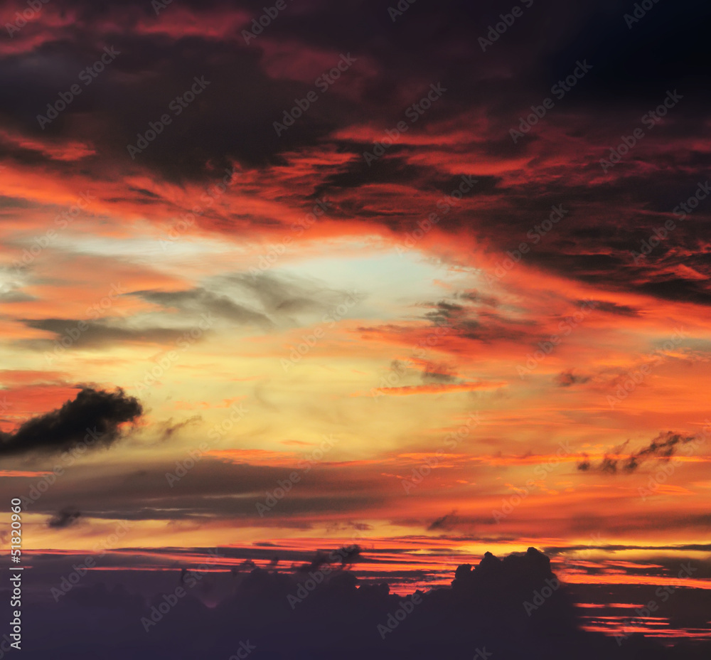 Fototapeta premium Beautiful sunset