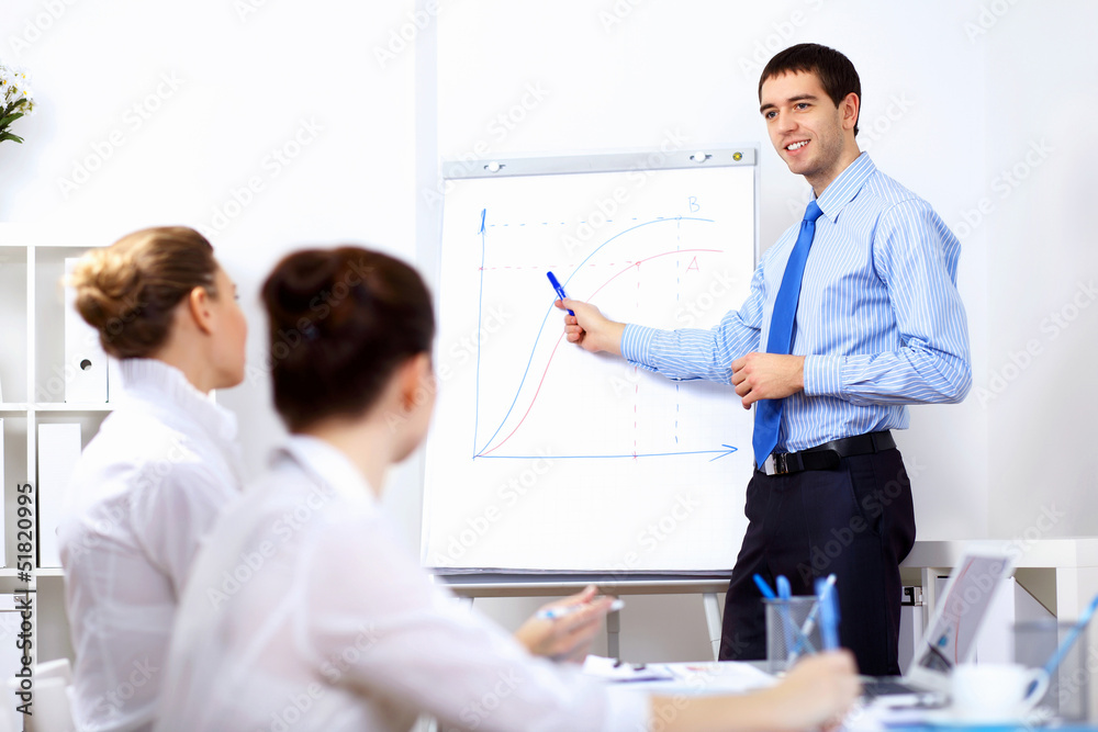 Young businessman in the office Young businessman in the office