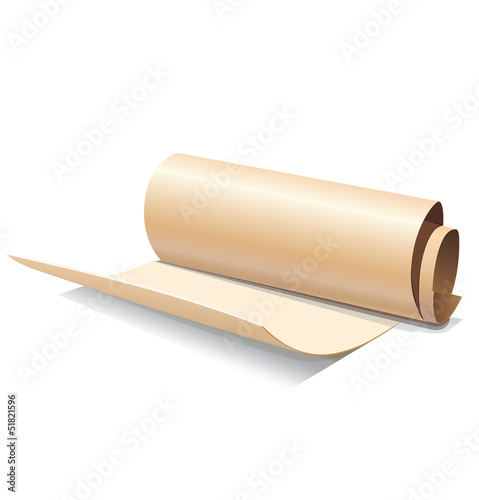 Ancient paper roll icon