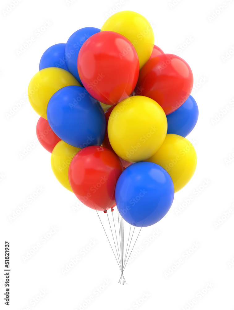 Colorful Balloons isolated. Design element Colorful Balloons isolated. Design element