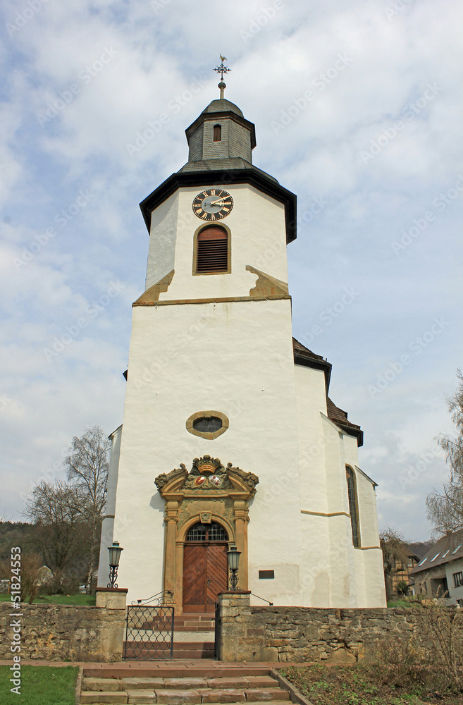 Fototapeta premium Pfarrkirche St. Katharina in Rheder(Nordrhein-Westfalen)