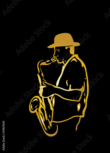 Saxophone player