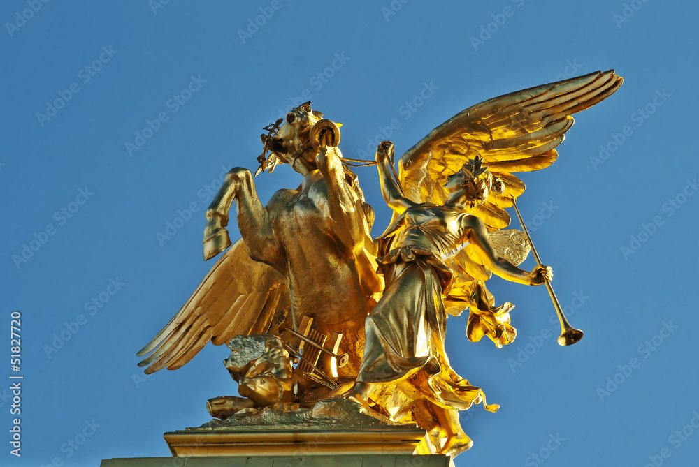 Obraz premium Brückenpfeiler Paris