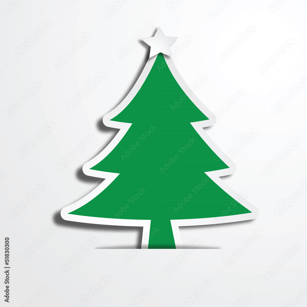 Christmas tree paper art work Christmas tree paper art work