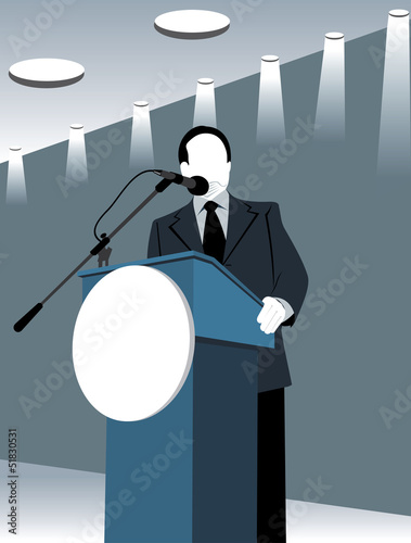 Politician speech