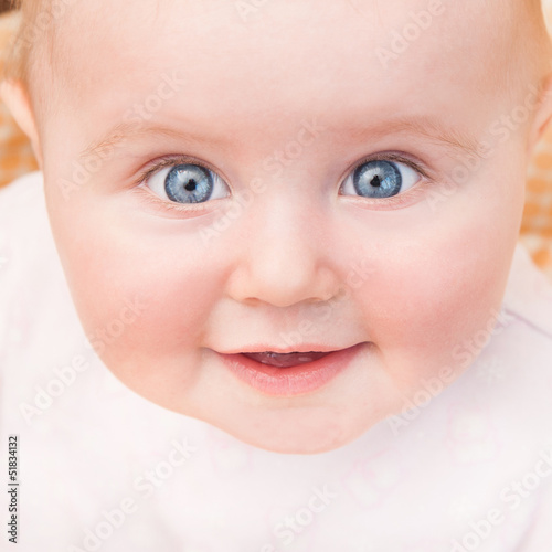 blue-eyed baby