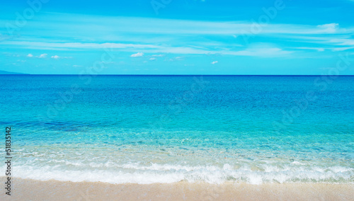 turquoise water and blue sky