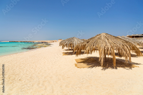 Idyllic beach of Mahmya island with turquoise water, Egypt © Patryk Kosmider