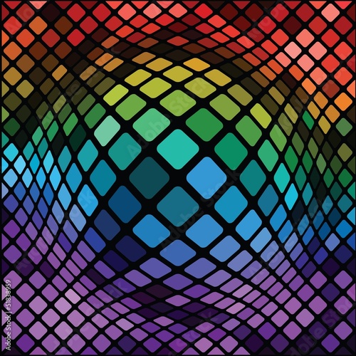 multicolor mosaic background