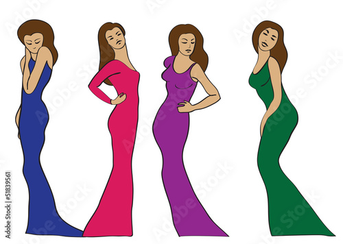 four girls