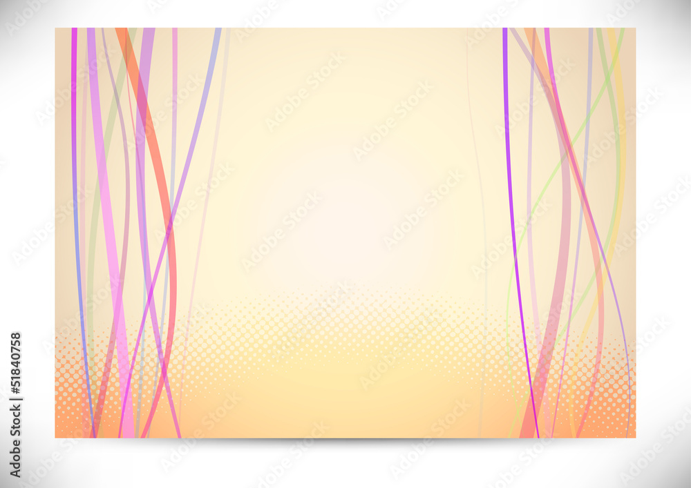 Fototapeta premium Beautiful background with halftone lines