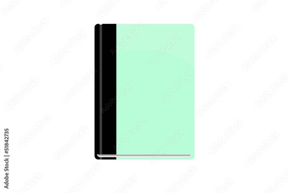 Hardcover book isolated on white background Hardcover book isolated on white background