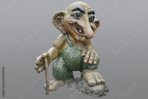 statua di troll norvegese photo