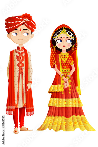Indian Wedding Couple