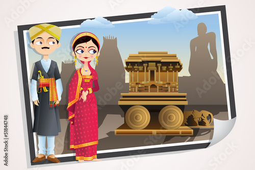 Wedding Couple of Karnataka