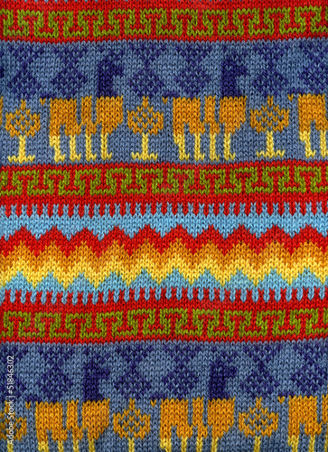 Перуанская шерстяная ткань