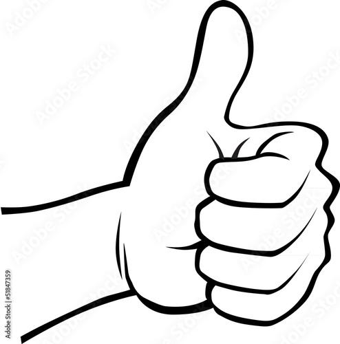 human hand thumb up-symbol best choice