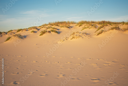 Footprints and Dunes landscape