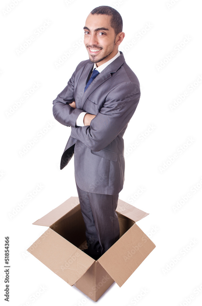 Thinking out of box concept