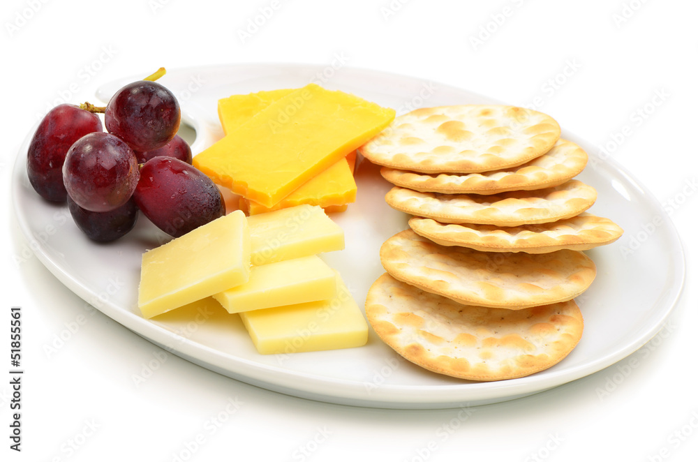 Cheese and crackers Cheese and crackers