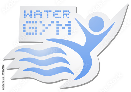Water gym emblem