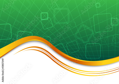 Modern background with border - template